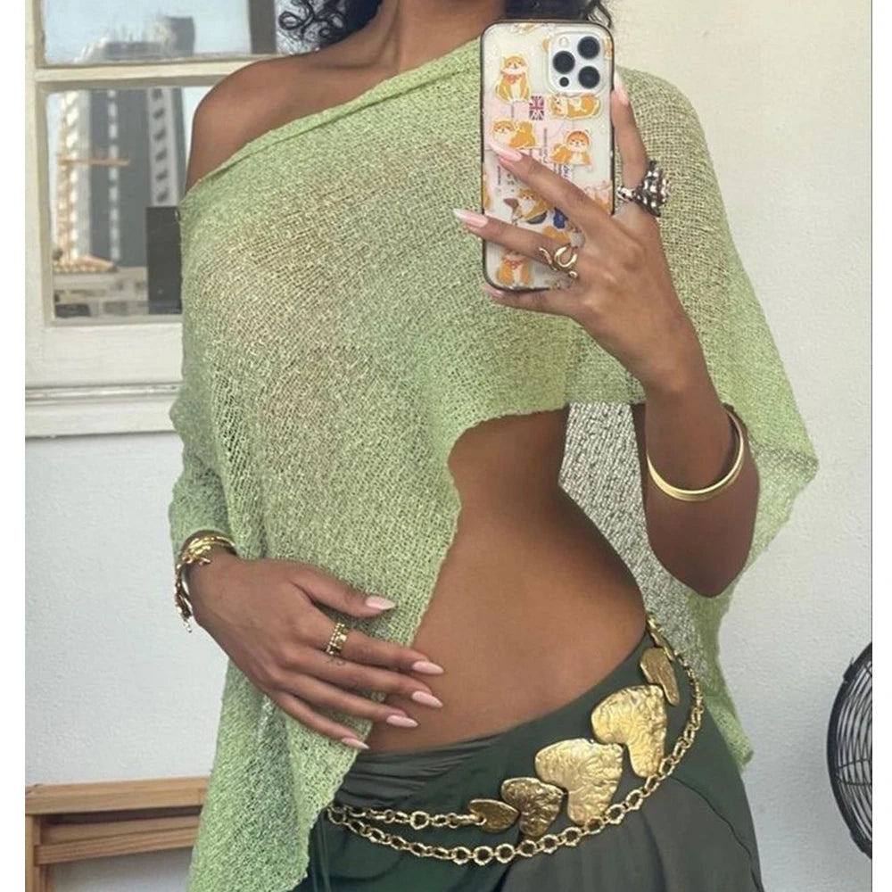ZOFY™ Chic Knit Poncho